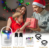 Bluetooth Karaoke Machine for Adults and Kids with 2 Wireless Microphone / Colorful Lights,Mini Singing Machine Portable Speaker System for Birthday Christmas Gift,White